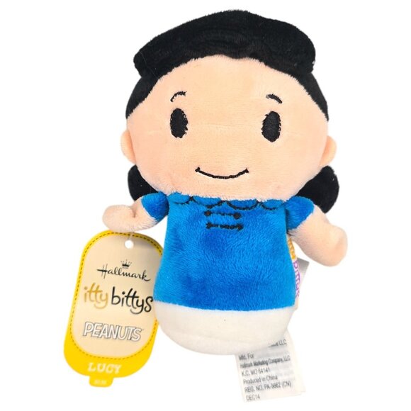 Hallmark Itty Bittys Plush Set of 4 Peanuts Gang Charlie Brown Linus Lucy Snoopy - Picture 11 of 16